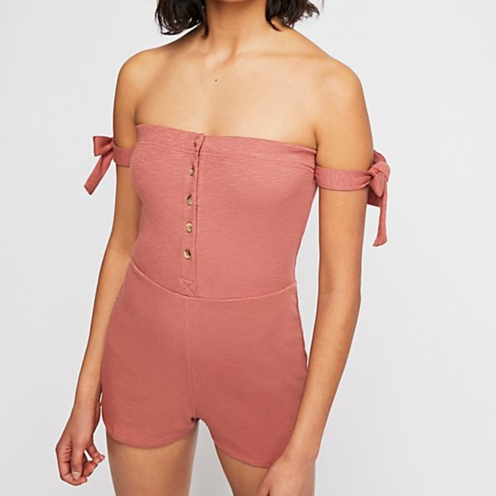 Free People Beach Retro Romper NEW!